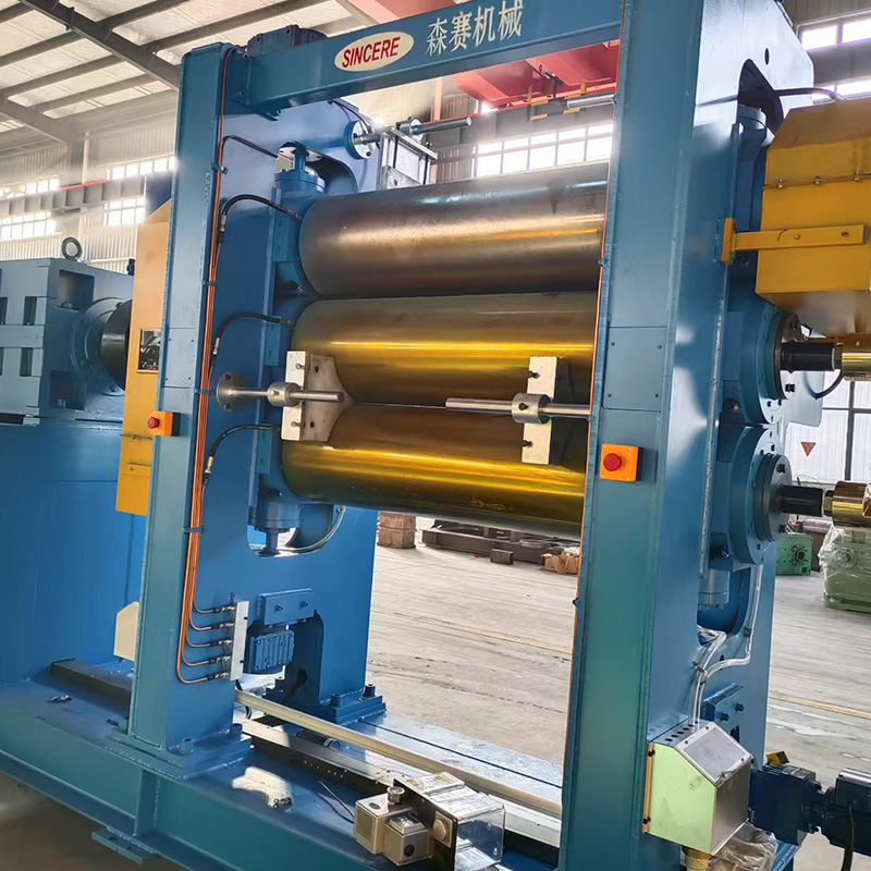 Masina de calandra din cauciuc cu 4 role