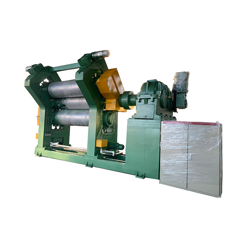 Masina de calandra din cauciuc cu 3 role