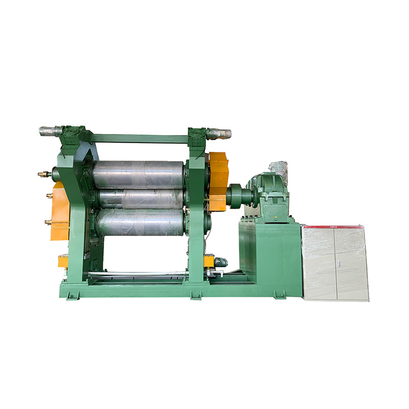 Masina de calandra din cauciuc cu 3 role