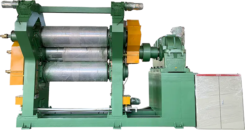 Masina de calandra din cauciuc